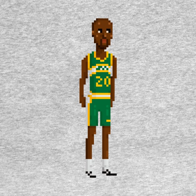 Gary Payton by PixelFaces